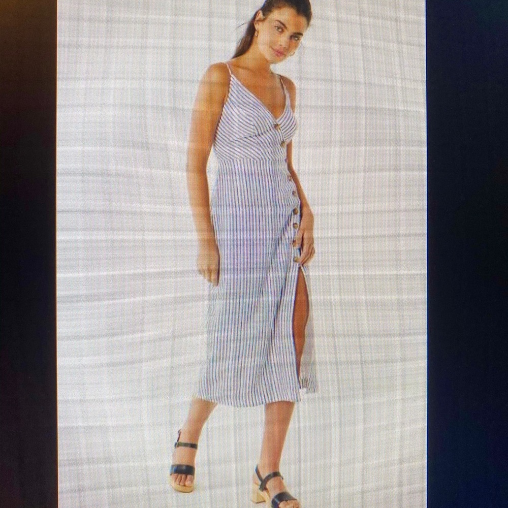 Urban Outfitters linen midi dress